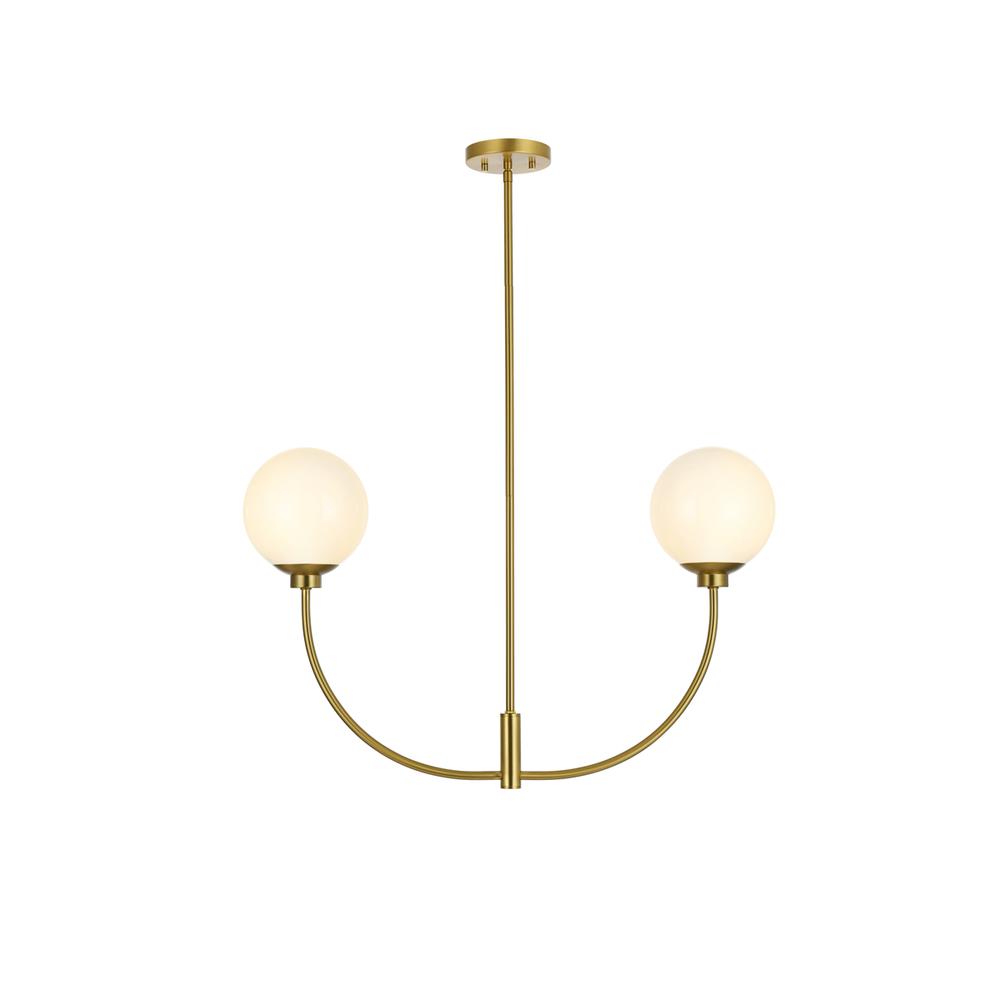 Nyomi 30 Inch Chandelier In Satin Gold. Picture 1