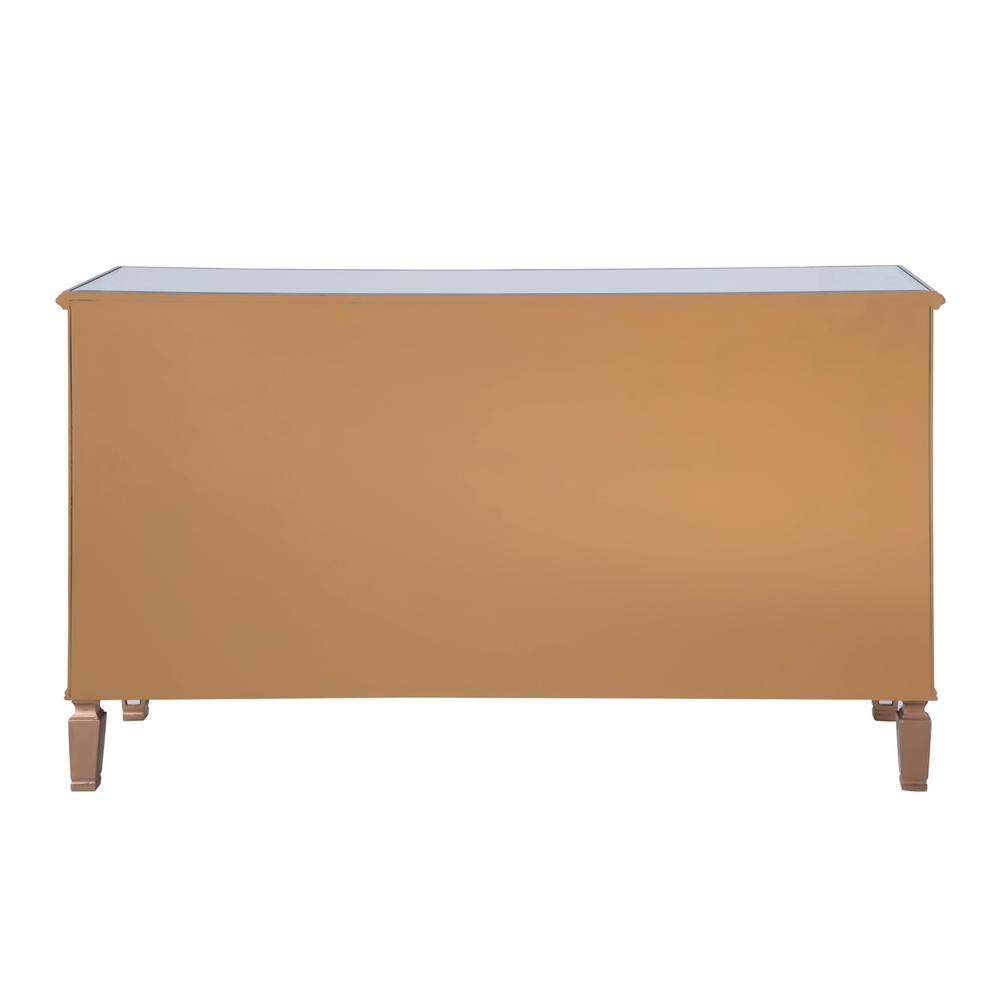 6 Drawers Cabinet 60 In. X 20 In. X 34 In. In Gold Paint. Picture 10