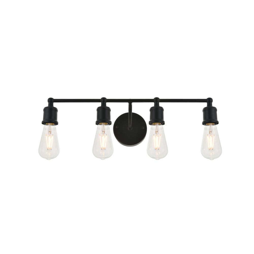 Serif 4 Light Black Wall Sconce. Picture 6
