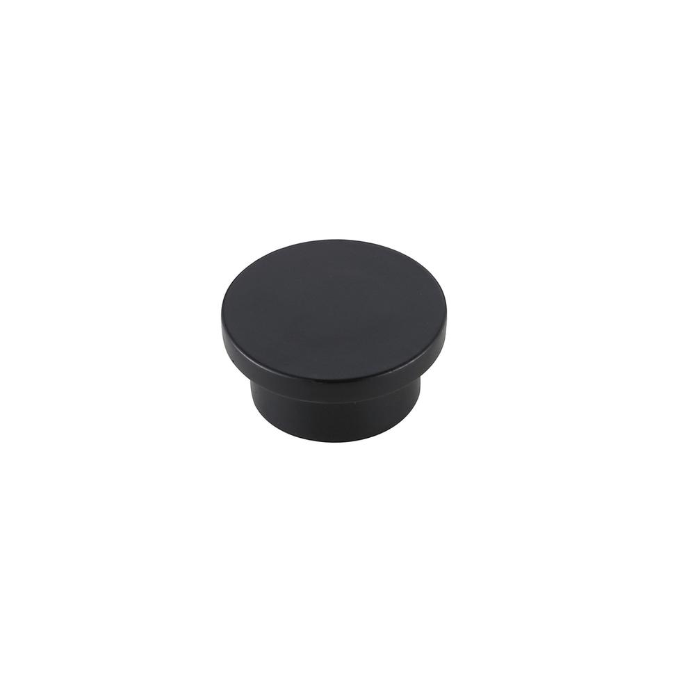 Trovon 1.6" Diameter Matte Black Oversize Round Knob Multipack (Set Of 10). Picture 3