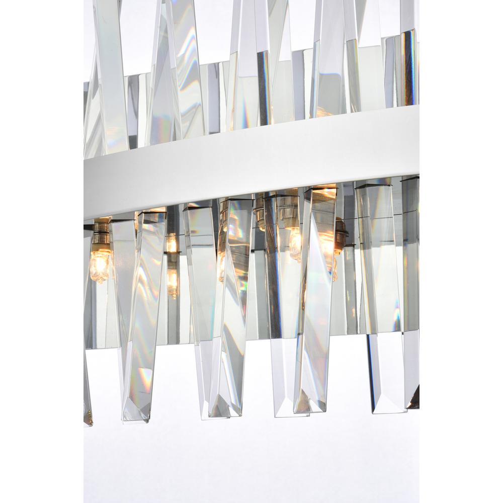 Serephina 24 Inch Crystal Bath Sconce In Chrome. Picture 3