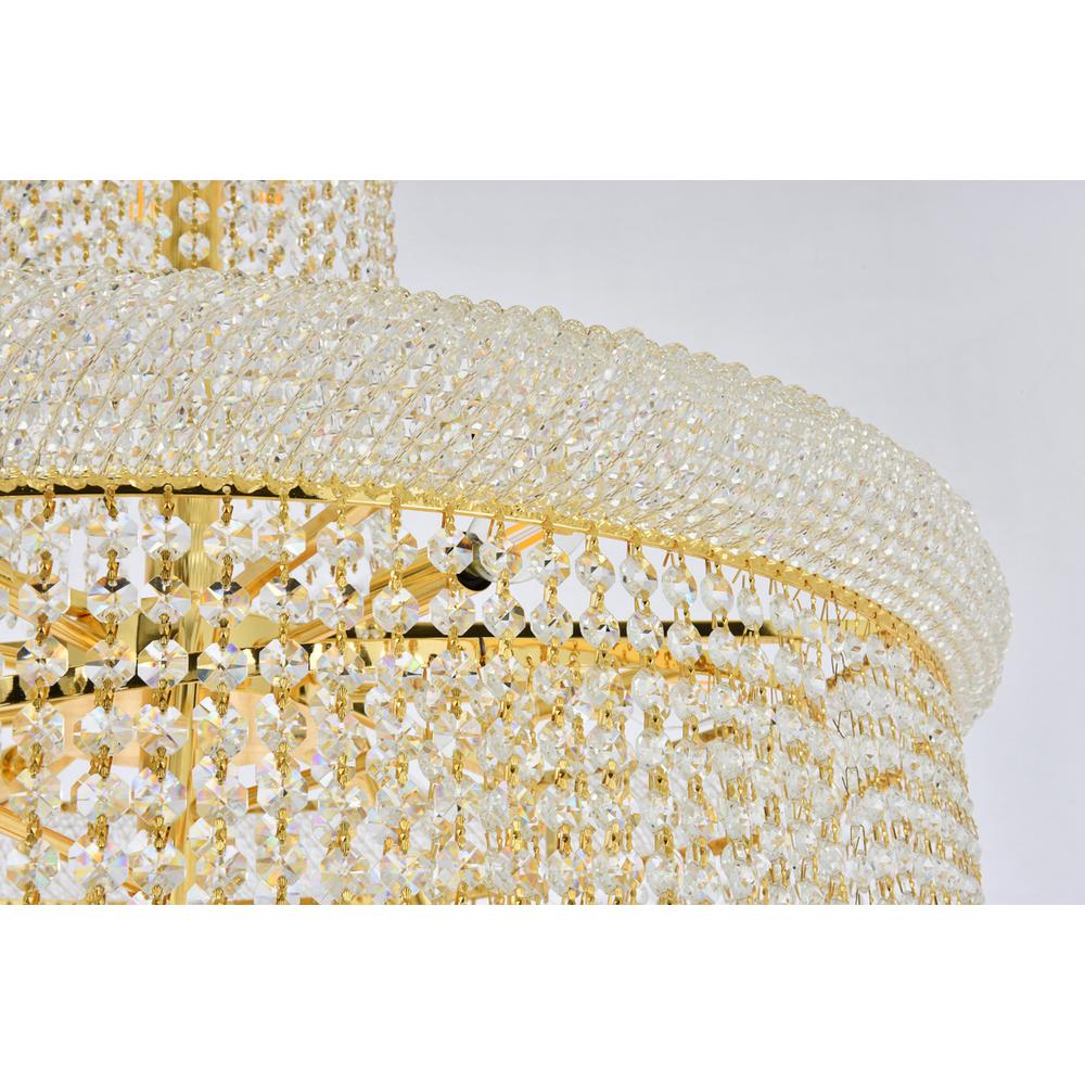 Spiral 28 Light Gold Chandelier Clear Royal Cut Crystal. Picture 5