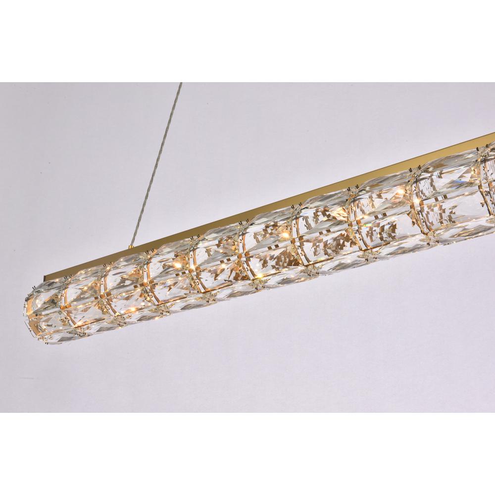 Valetta 36 Inch Led Linear Pendant In Gold. Picture 3