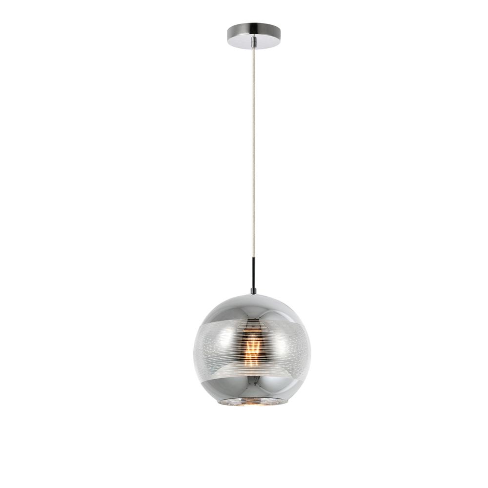 Reflection Collection Pendant D9.5In H9.5In Lt:1 Chrome Finish. Picture 1