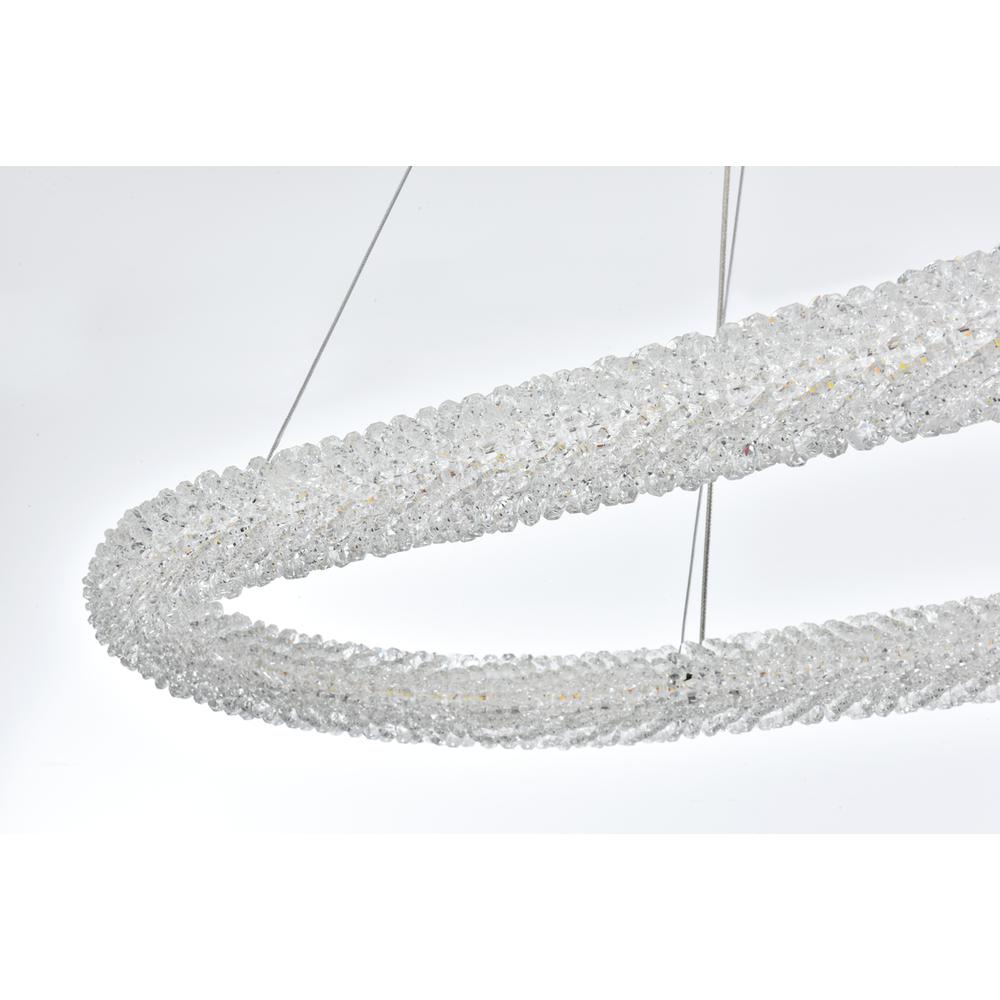 Bowen 42 Inch Adjustable Led Chandelier In Satin Gold. Picture 6