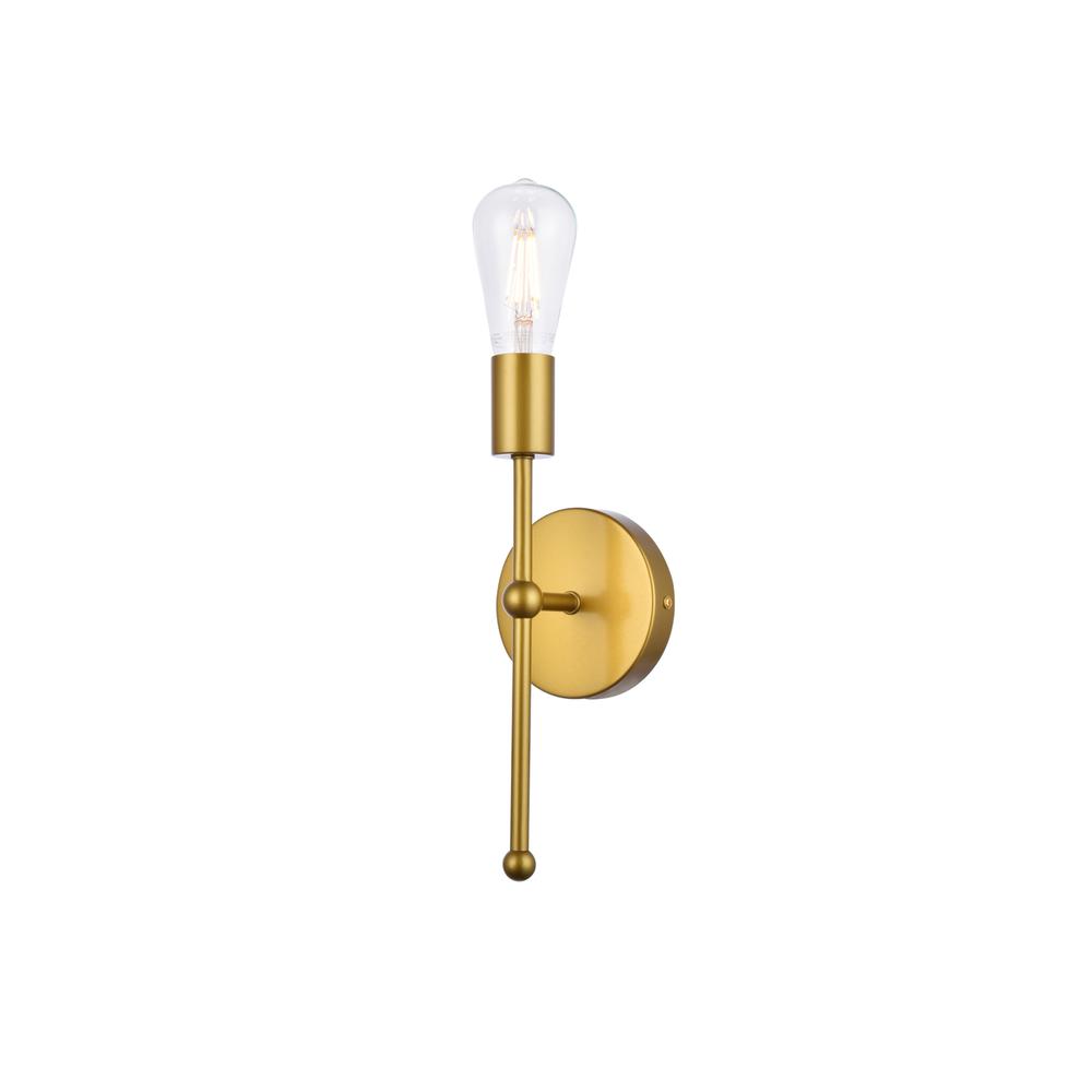 Keely 1 Light Brass Wall Sconce. Picture 2