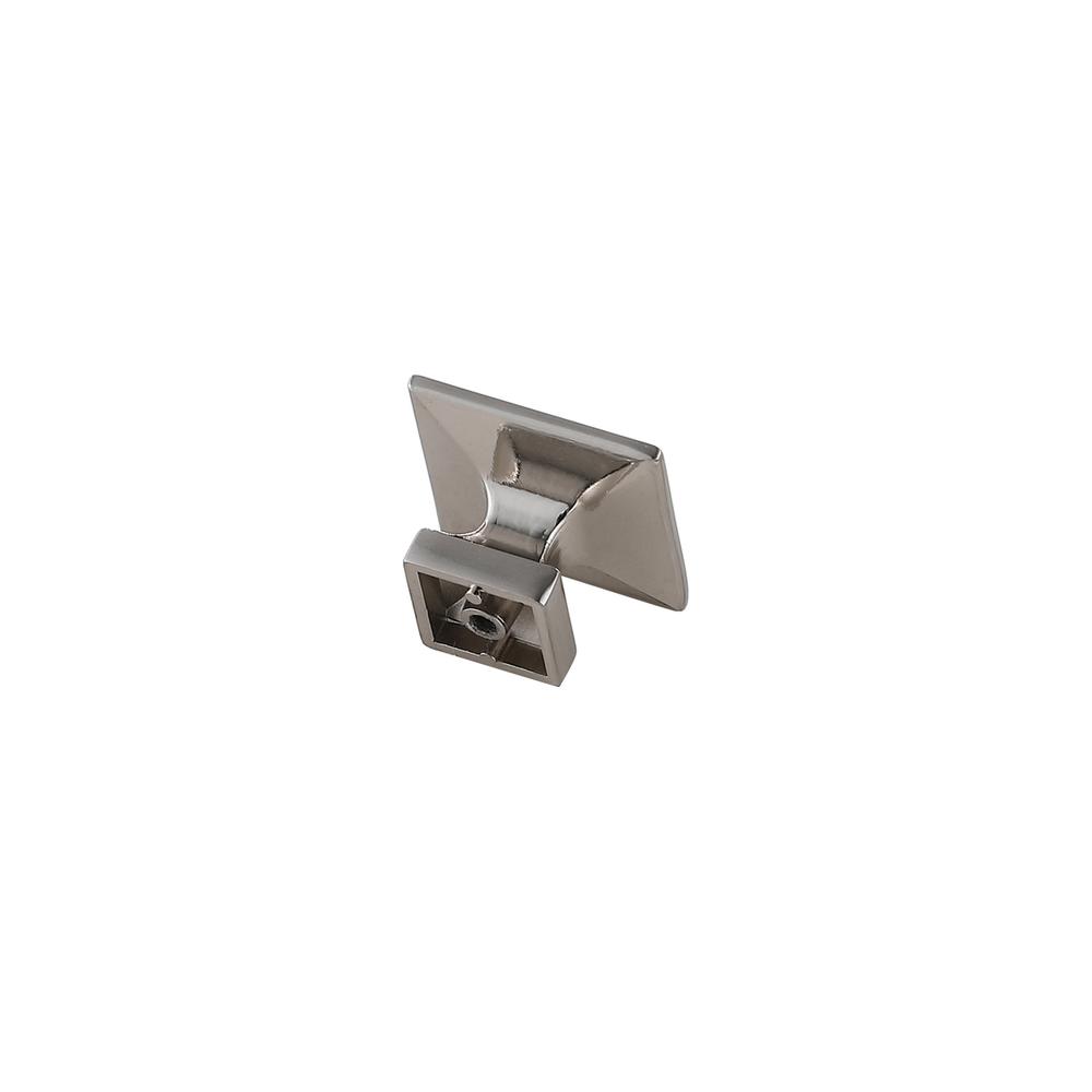 Cecil 1.3" Brushed Nickel Square Knob Multipack (Set Of 10). Picture 4