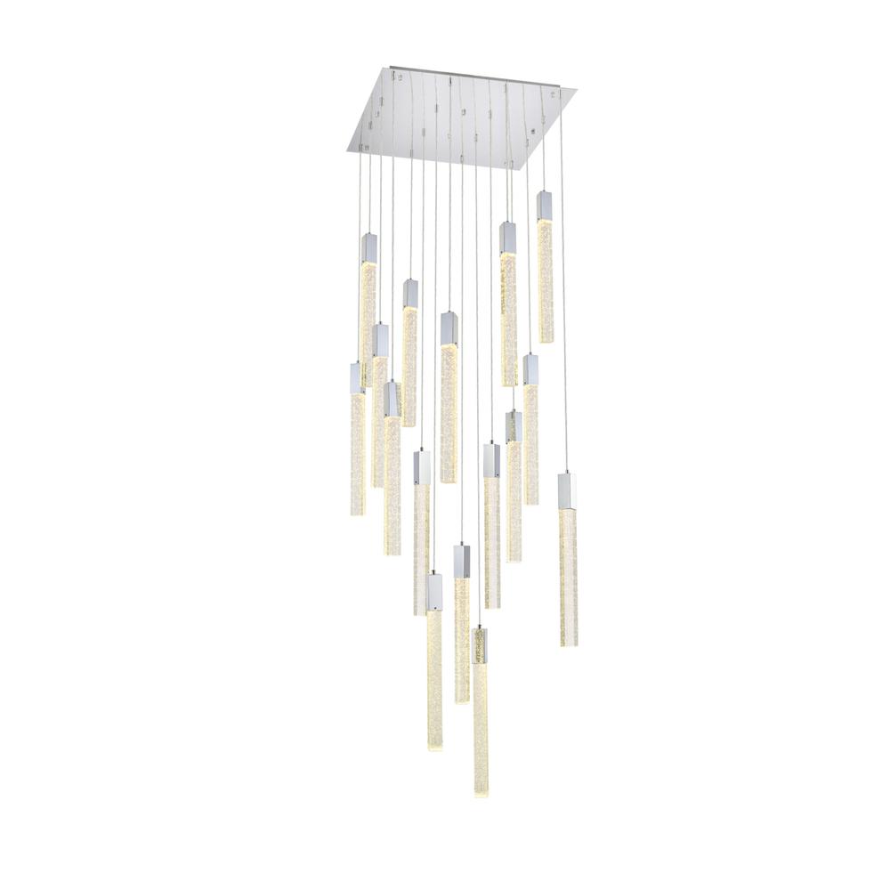 Weston 16 Lights Pendant In Chrome. Picture 2