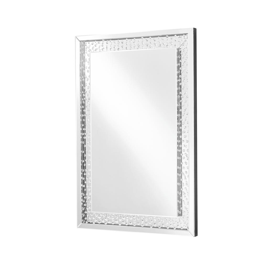 Sparkle 31 In. Contemporary Rectangle Mirror In Clear. Picture 1