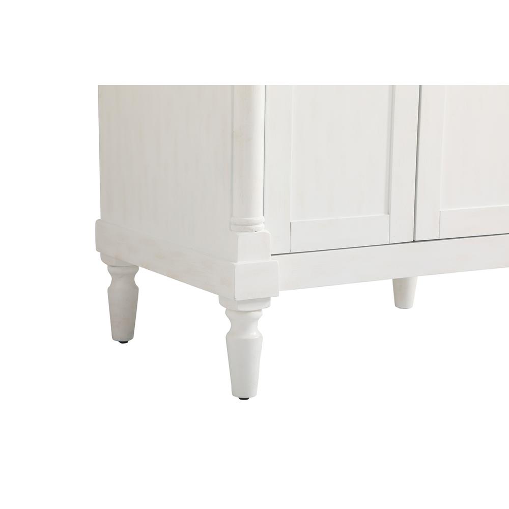 30 Inch Single Bathroom Vanity In Antique White. Picture 13