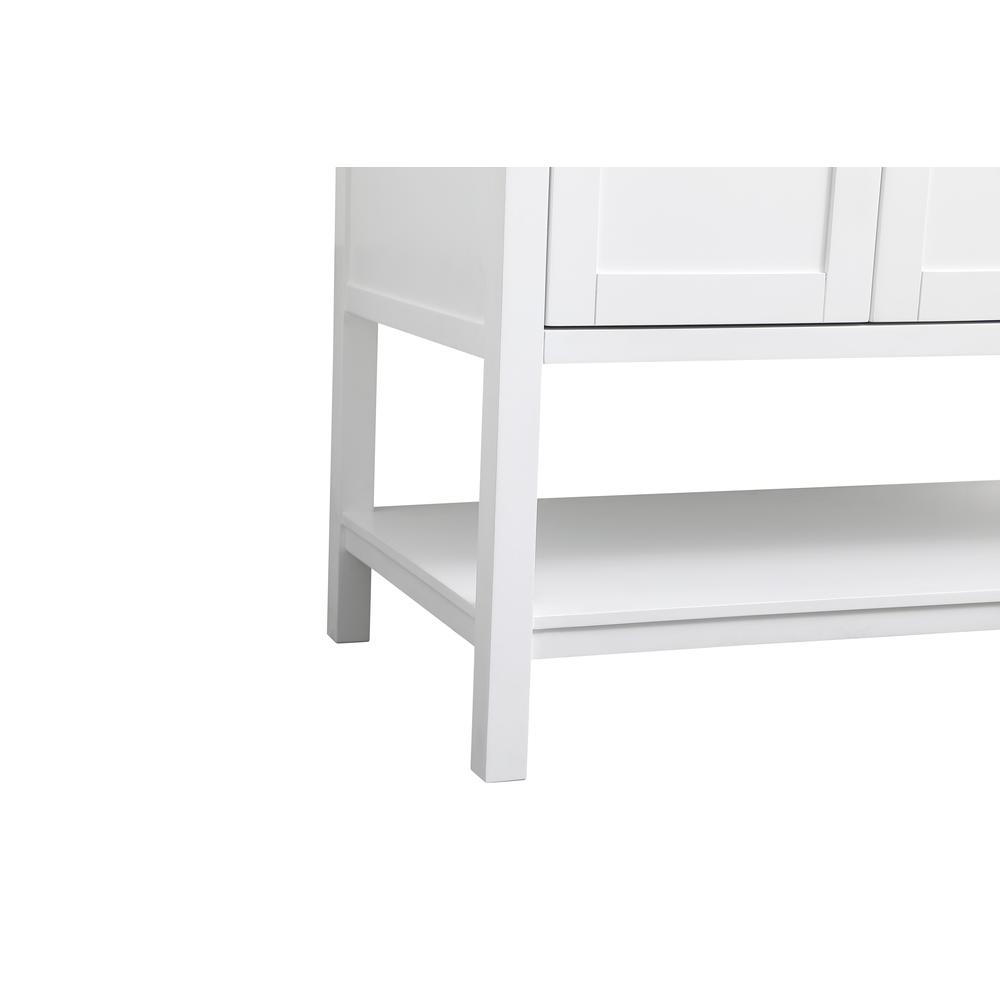 42 Inch Single Bathroom Vanity In White. Picture 13