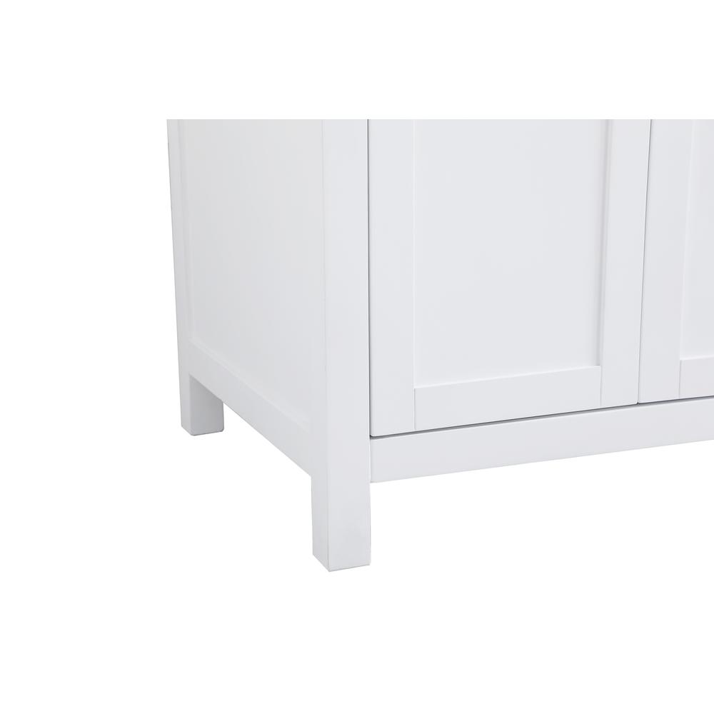 72 Inch Double Bathroom Vanity In White. Picture 13