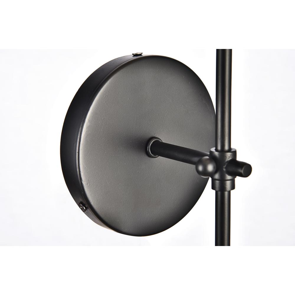 Mel Collection Wall Sconce D5.5 H15 Lt:1 Black Finish. Picture 4
