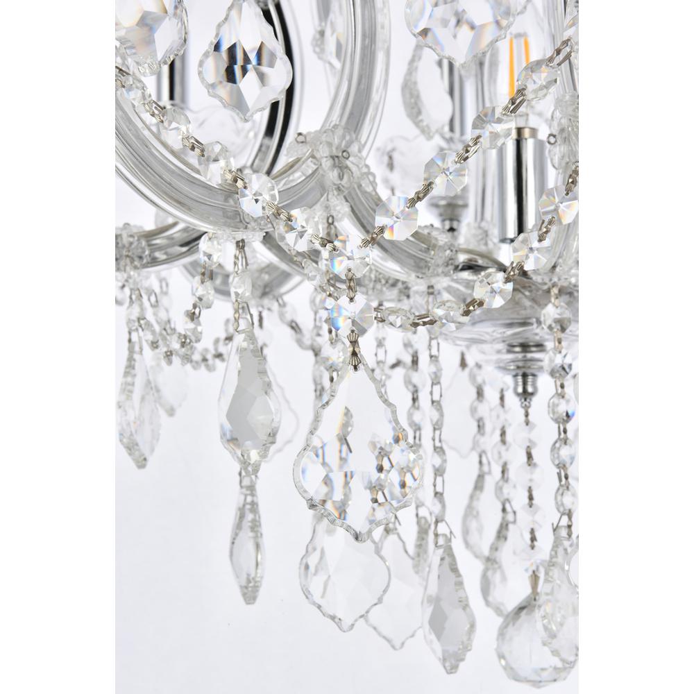 Maria Theresa 9 Light Chrome Chandelier Clear Royal Cut Crystal. Picture 4