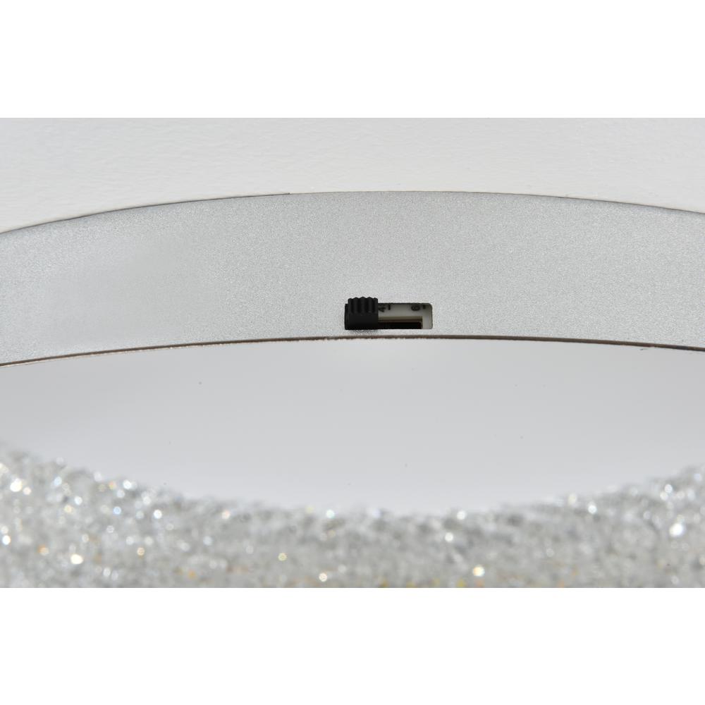 Bowen 26 Inch Adjustable Led Flush Mount In Chrome. Picture 6