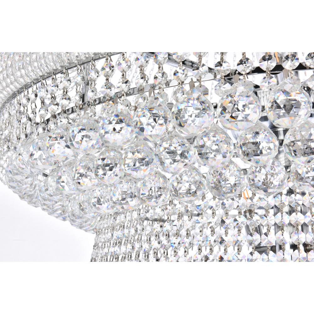Primo 48 Light Chrome Chandelier Clear Royal Cut Crystal. Picture 4