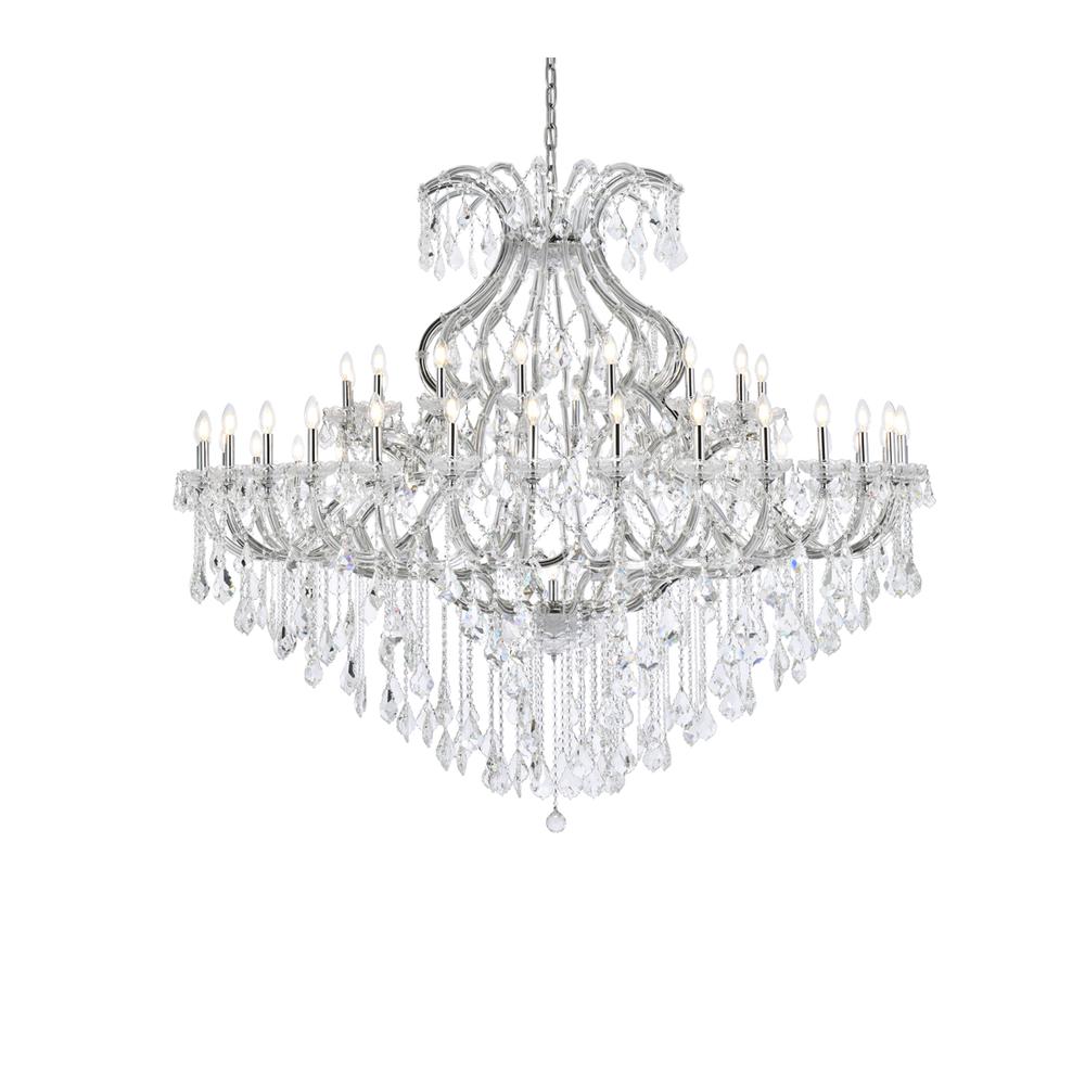 Maria Theresa 49 Light Chrome Chandelier Clear Royal Cut Crystal. Picture 2