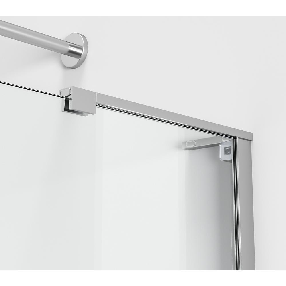 Frameless Tub Door 60 X 60 Polished Chrome. Picture 6