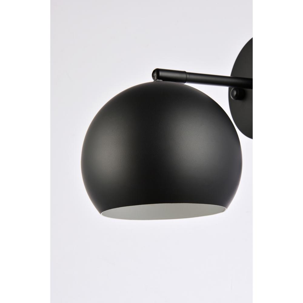 Othello 1 Light Black Wall Sconce. Picture 5