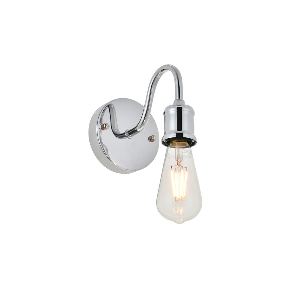 Serif 1 Light Chrome Wall Sconce. Picture 3