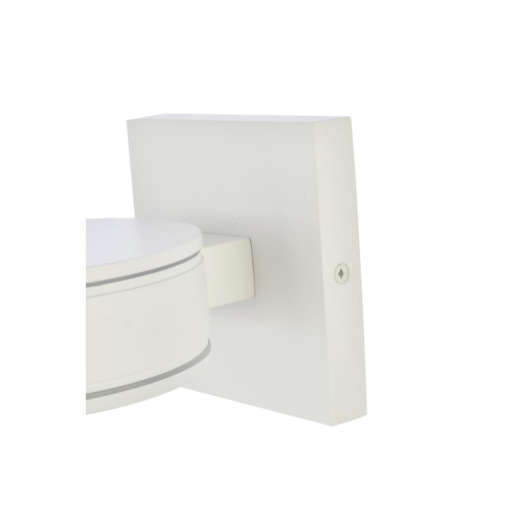Raine Integrated Led Wall Sconce In White. Picture 4