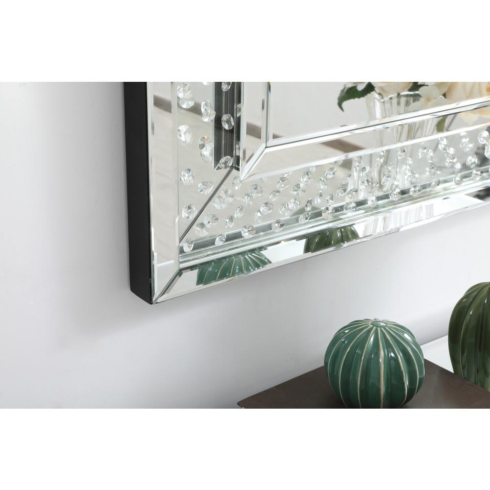 Sparkle Collection Crystal Mirror 28 X 36 Inch. Picture 4