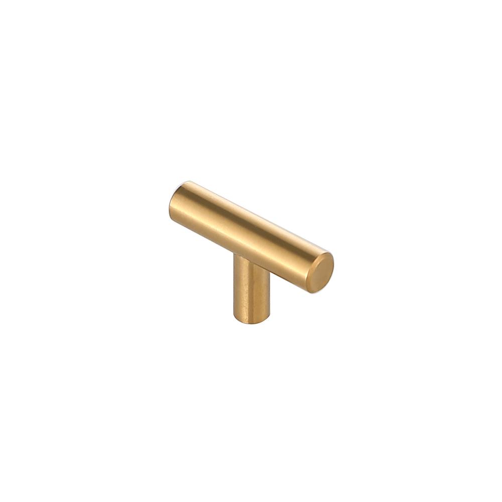 Quinn Brass T Bar Pull Multipack (Set Of 10). Picture 3