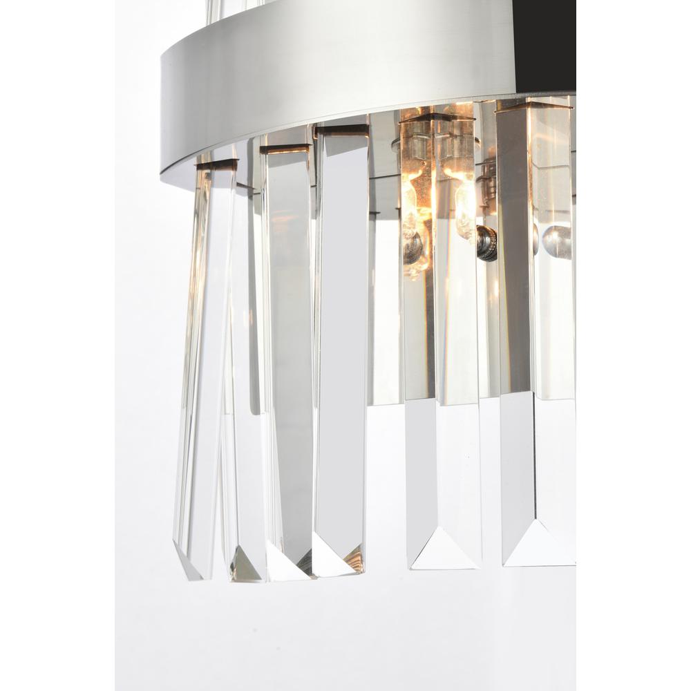 Serephina 8 Inch Crystal Bath Sconce In Chrome. Picture 3