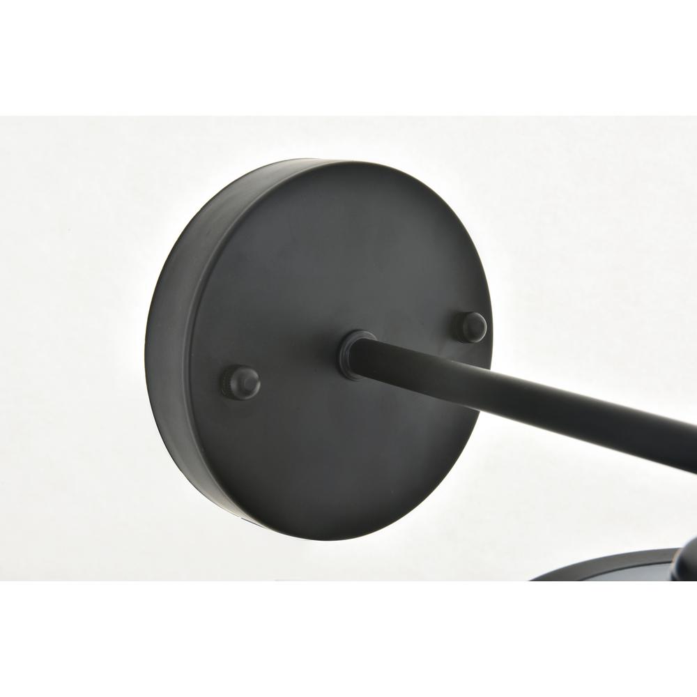 Nota 1 Light Black Wall Sconce. Picture 8