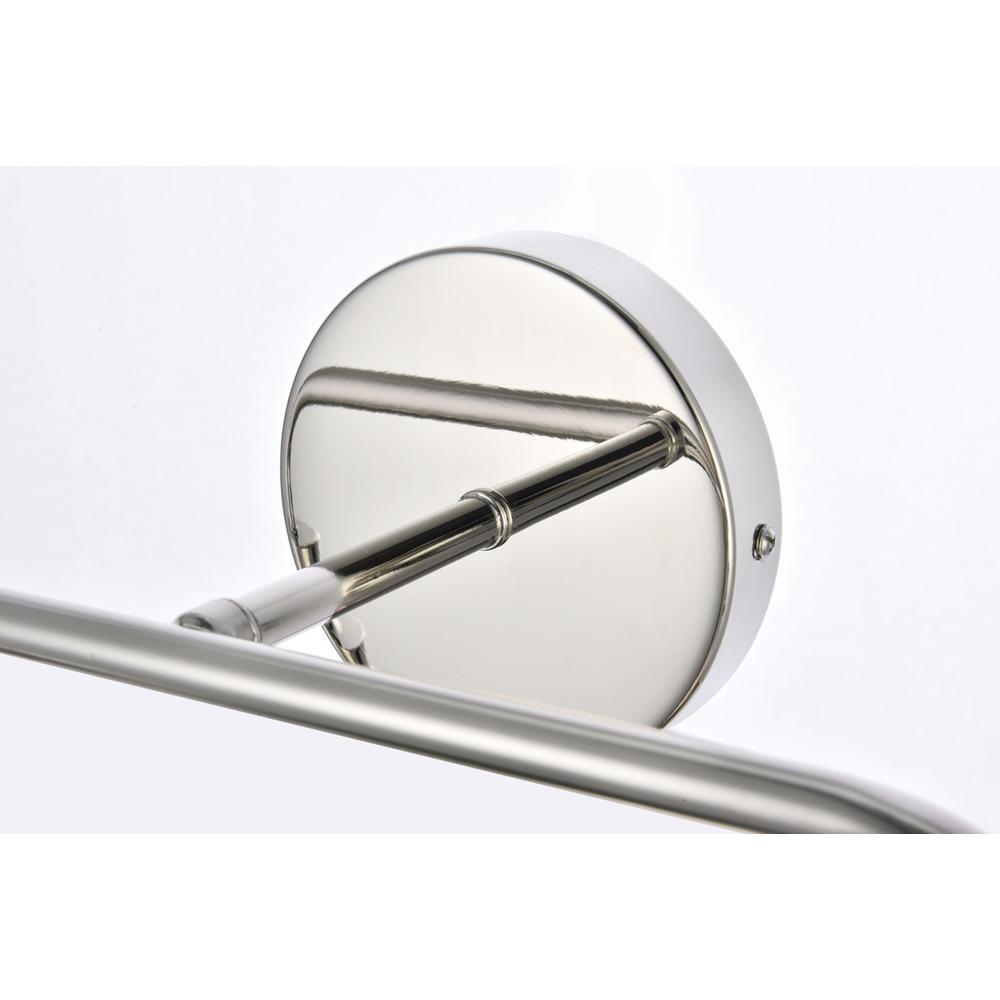 Hanson 4 Lights Bath Sconce In Polished Nickel With Frosted Shade. Picture 4