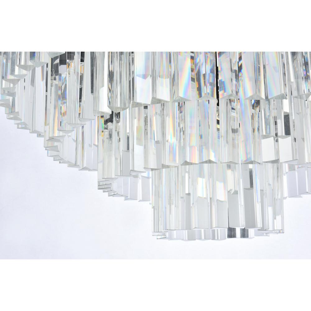Sydney 17 Light Matte Black Chandelier Clear Royal Cut Crystal. Picture 3