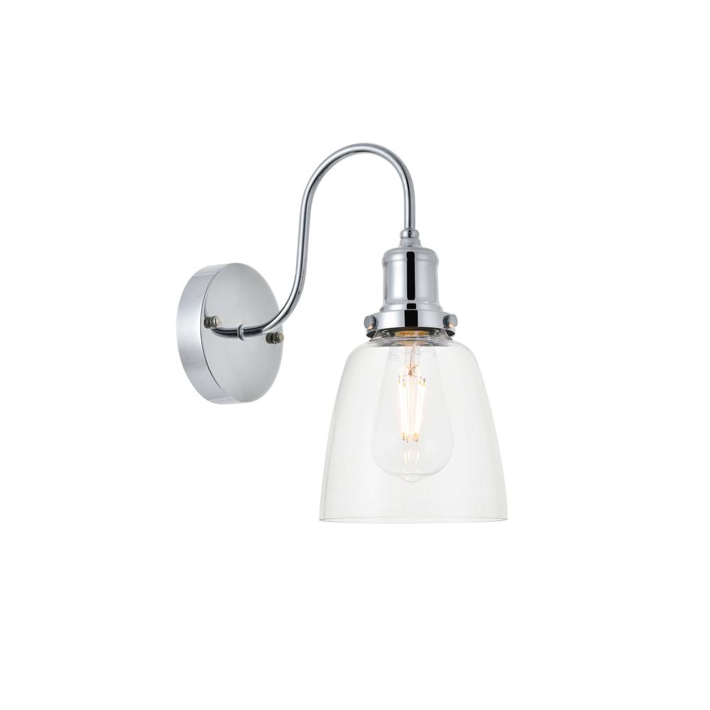 Felicity 1 Light Chrome Wall Sconce. Picture 7