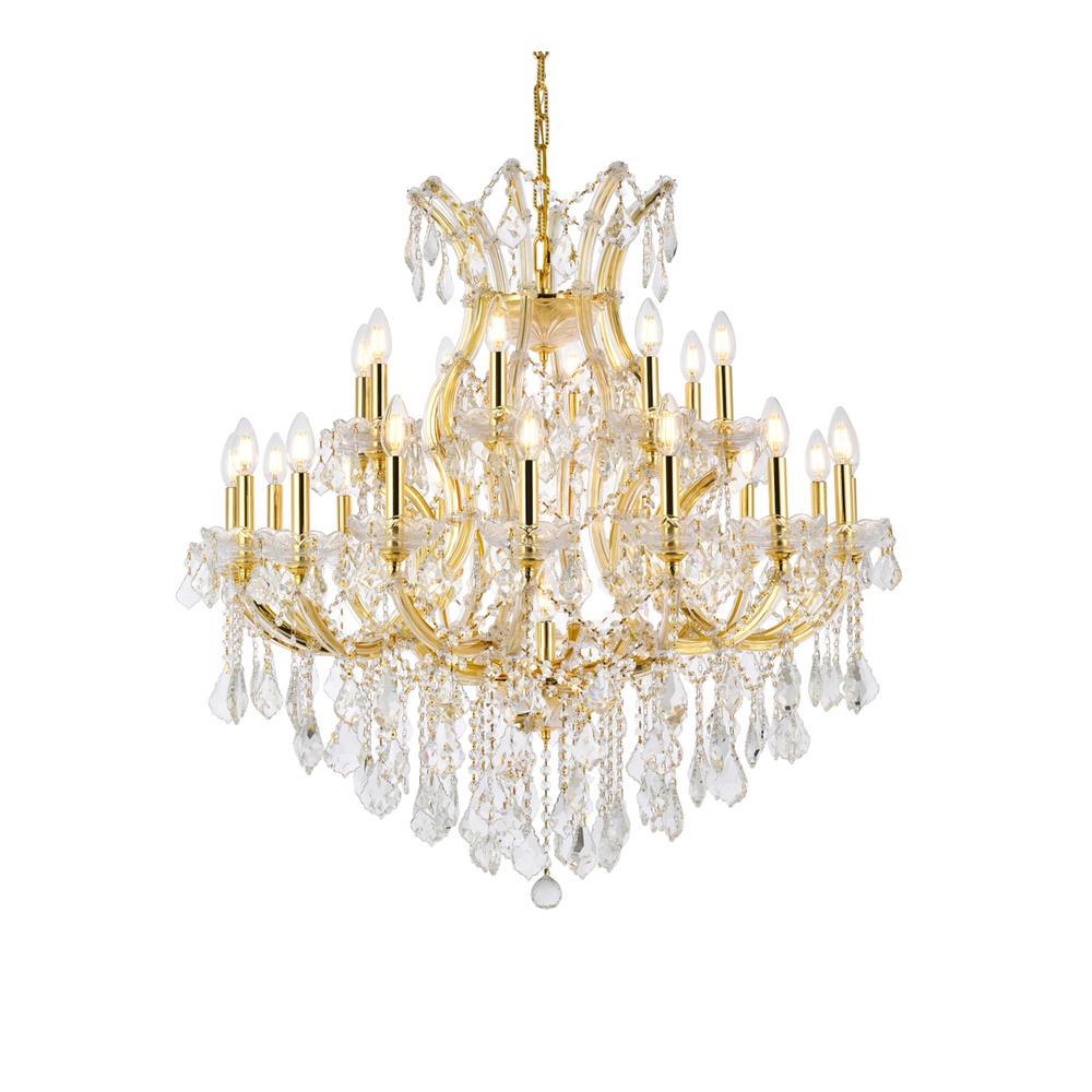 Maria Theresa 24 Light Gold Chandelier Clear Royal Cut Crystal. Picture 2