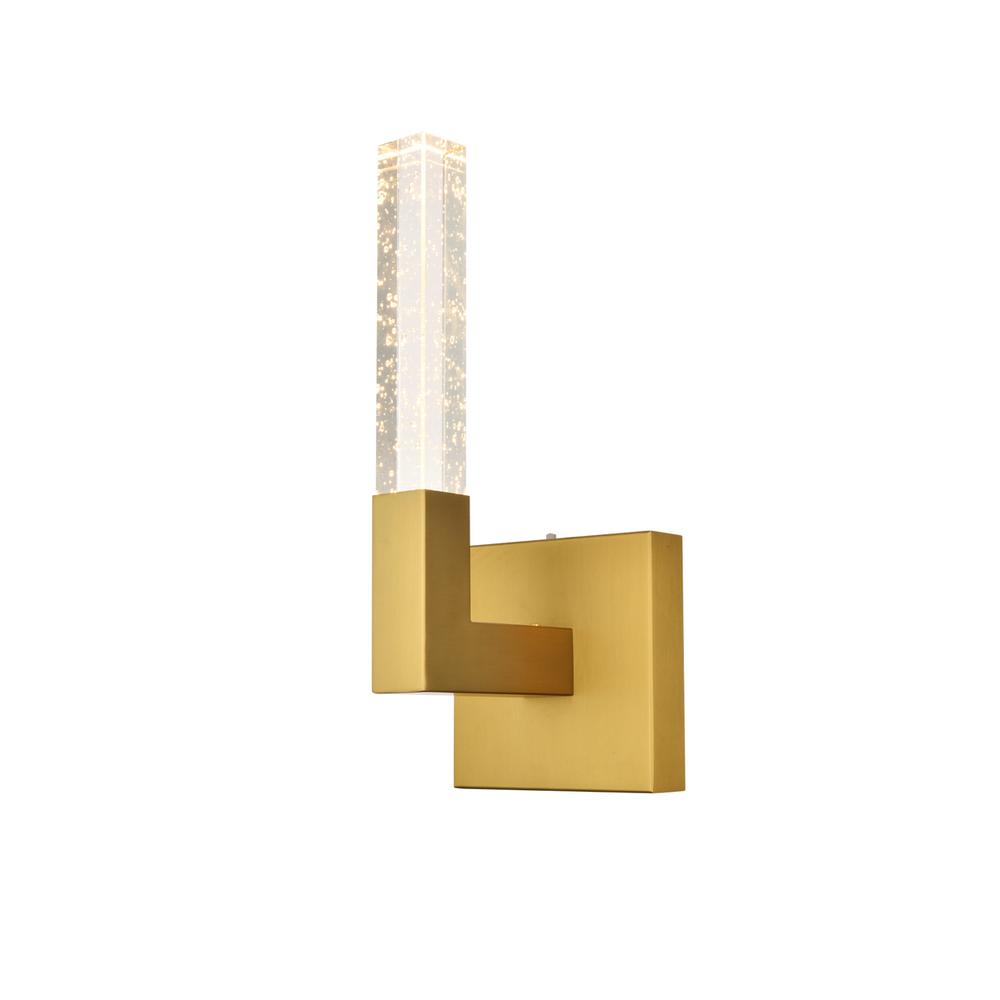 Noemi 6 Inch Adjustable Led Wall Sconce In Satin Gold. Picture 2