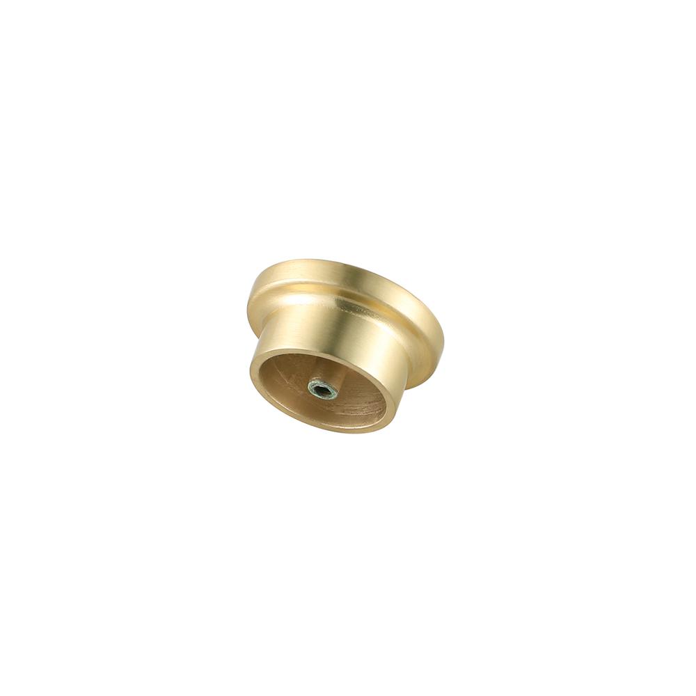 Trovon 1.6" Diameter Brushed Gold Oversize Round Knob Multipack (Set Of 10). Picture 5