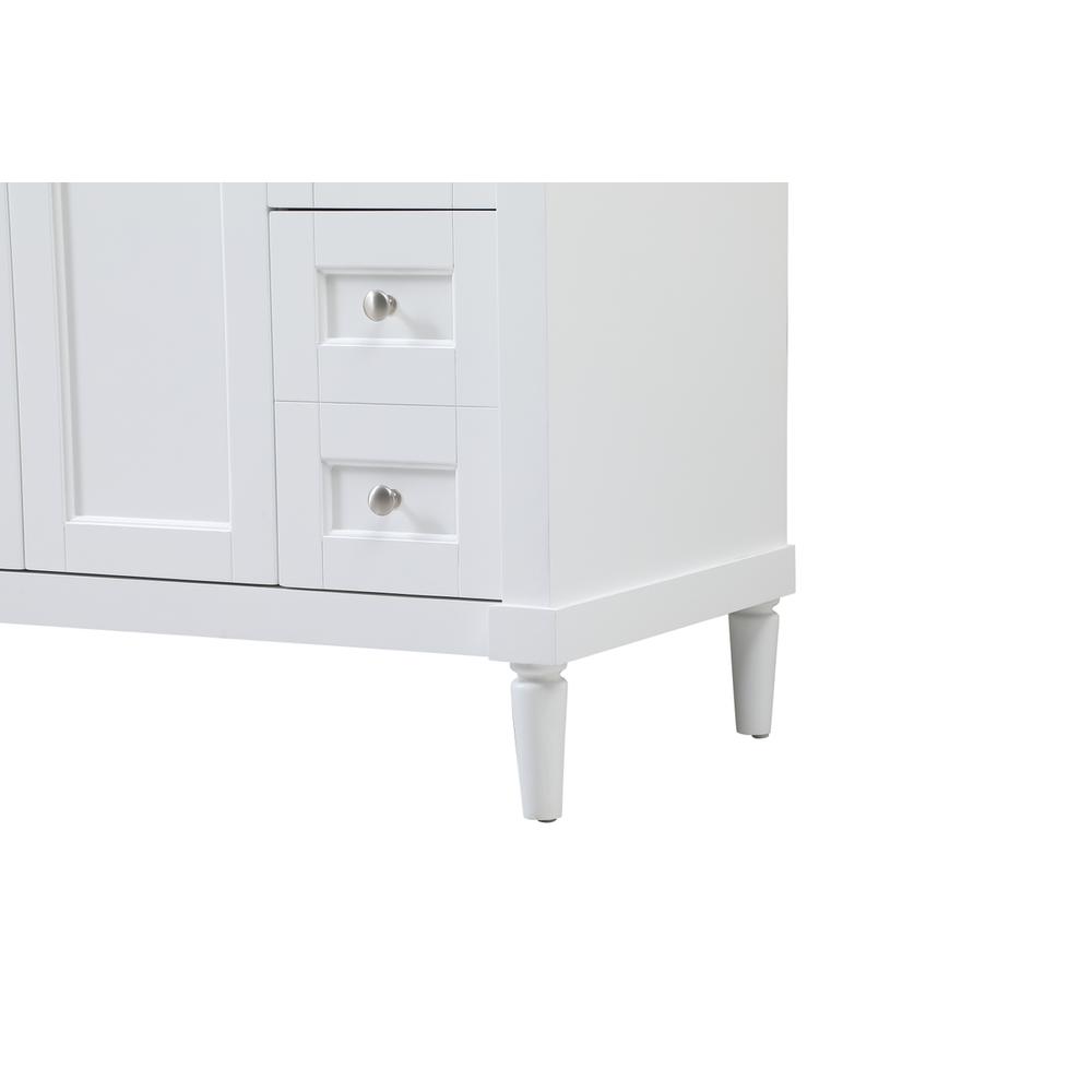 48 Inch Single Bathroom Vanity In White. Picture 13