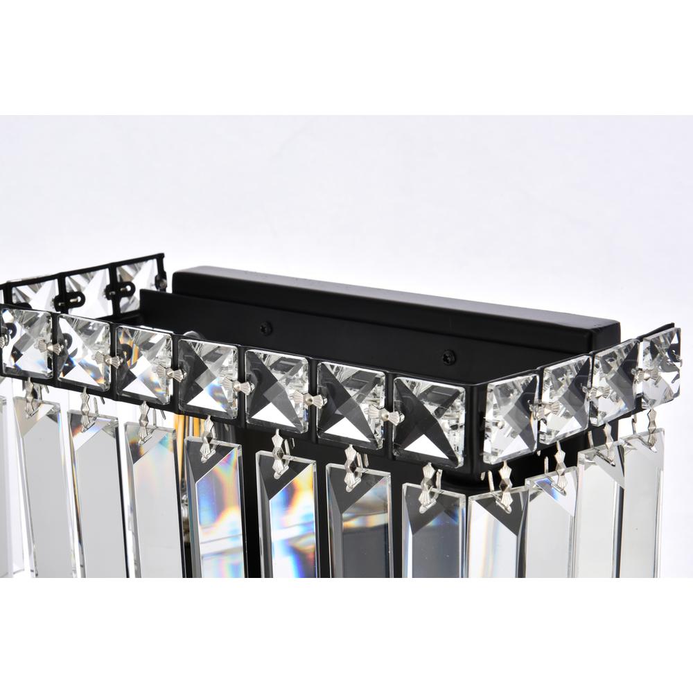 Maxime 8 Inch Black Wall Sconce. Picture 5