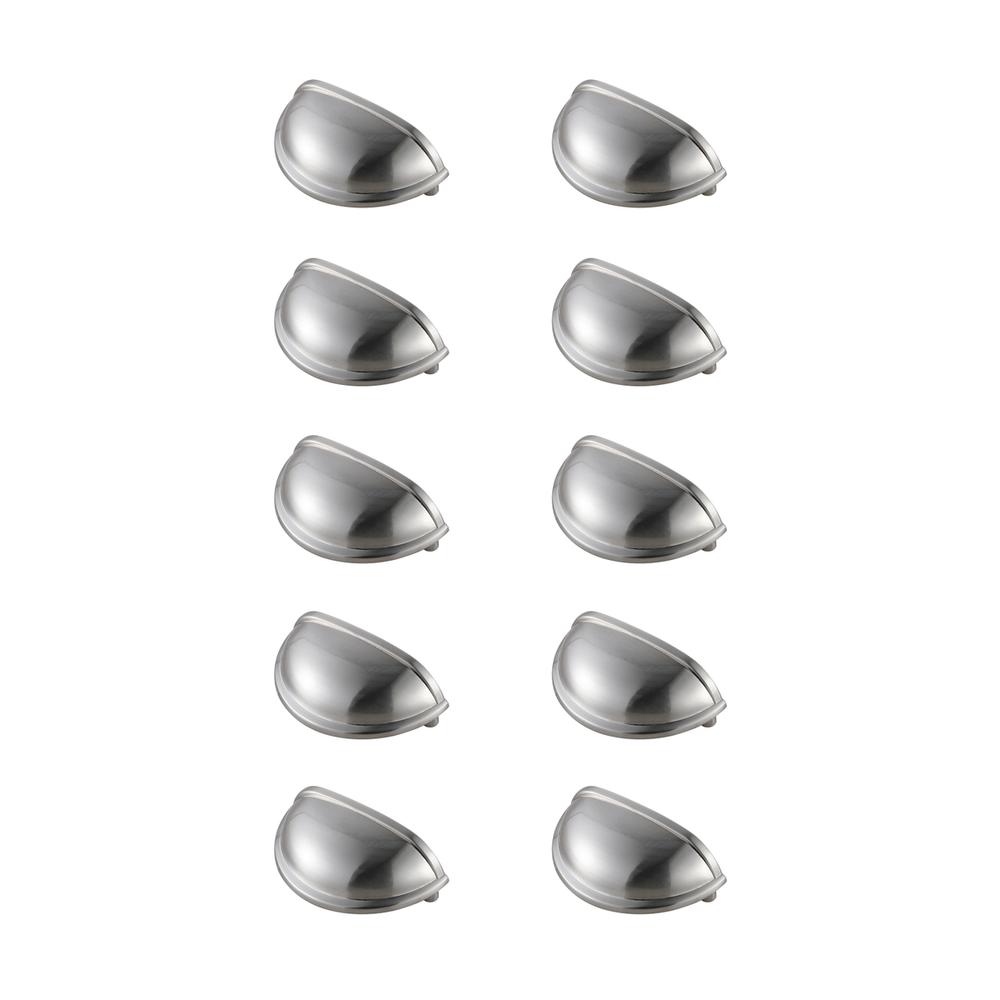 Atticus 3" Center To Center Brushed Nickel Cup Bar Pull Multipack (Set Of 10). Picture 1