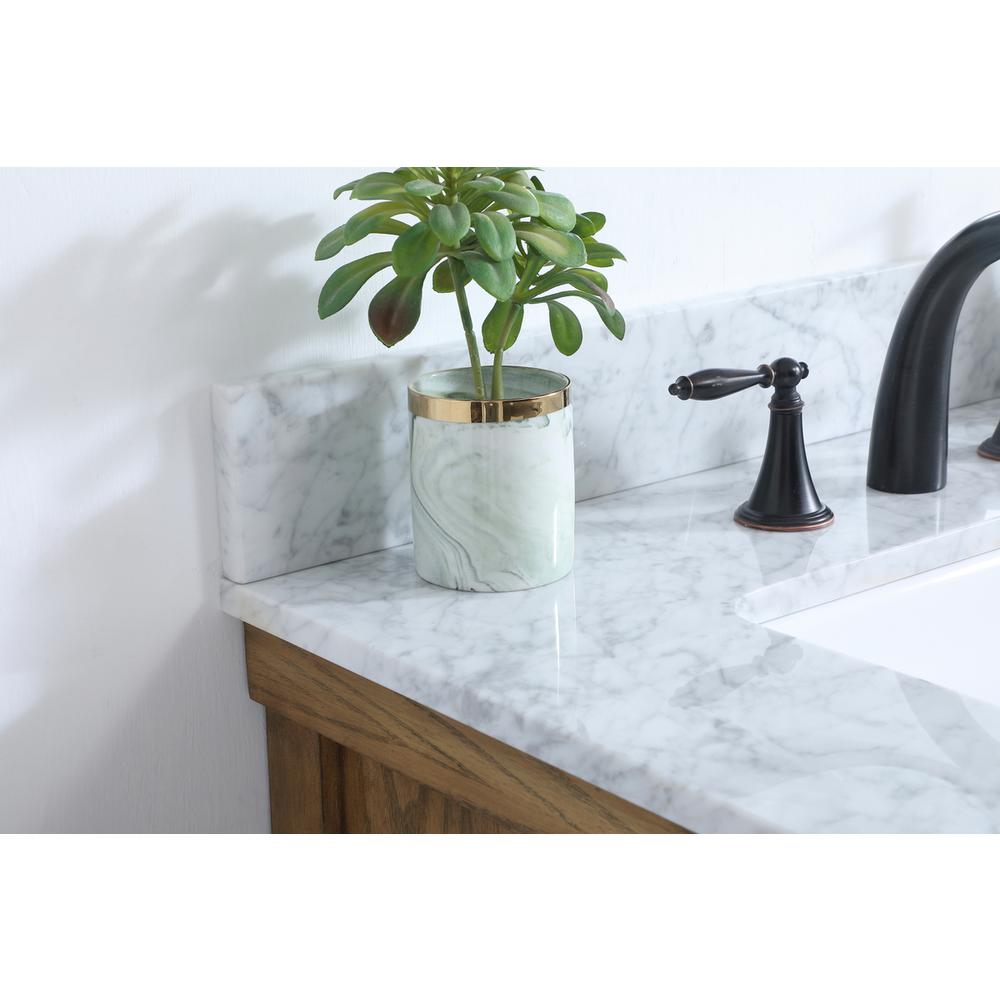 30 inch Single bathroom vanity in driftwood with backsplash. Picture 5