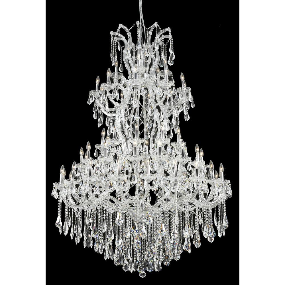 Maria Theresa 61 Light Chrome Chandelier Clear Royal Cut Crystal. Picture 1