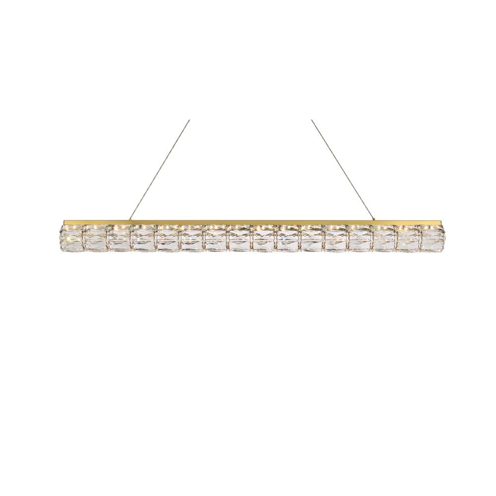 Valetta 48 Inch Led Linear Pendant In Gold. Picture 2
