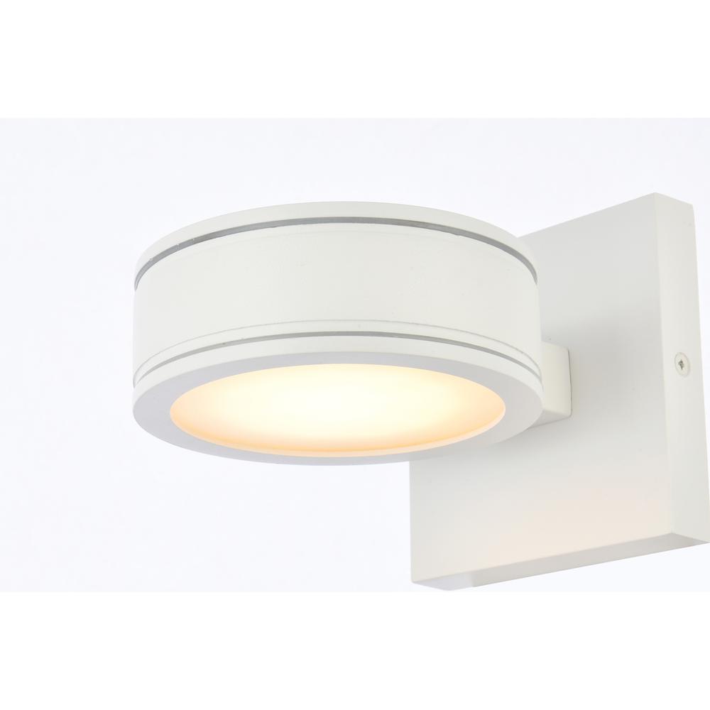 Raine Integrated Led Wall Sconce In White. Picture 2