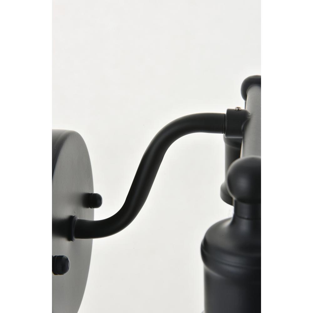 Serif 2 Light Black Wall Sconce. Picture 10