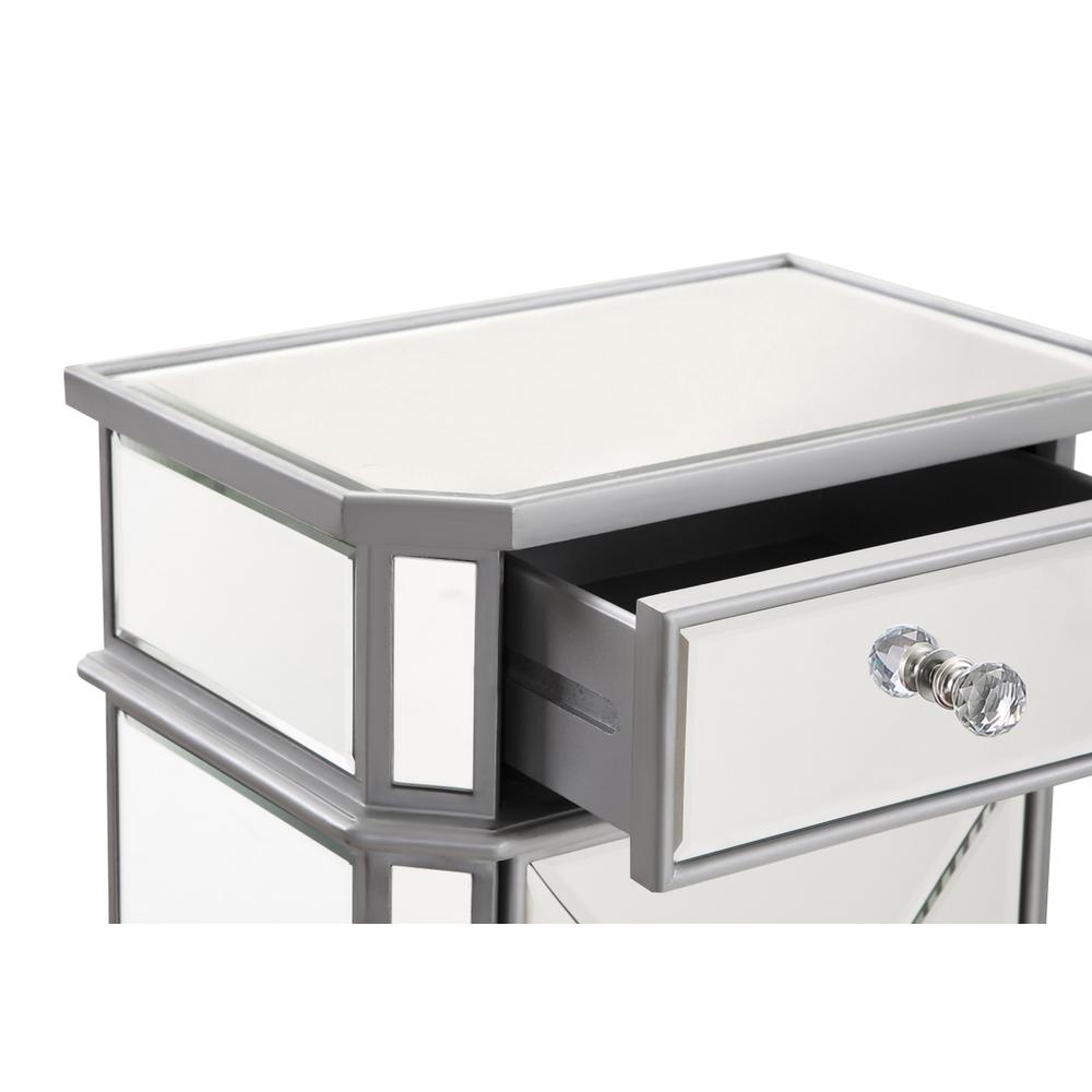 Vanity Table 42 In. X 18 In. X 31 In. In Silver Paint. Picture 6