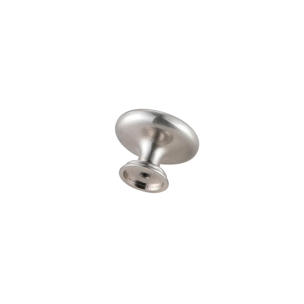 Minu 1.3" Diameter Brushed Nickel Mushroom Knob Multipack (Set Of 10). Picture 4