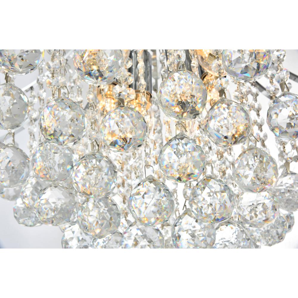 Toureg 11 Light Chrome Chandelier Clear Royal Cut Crystal. Picture 4