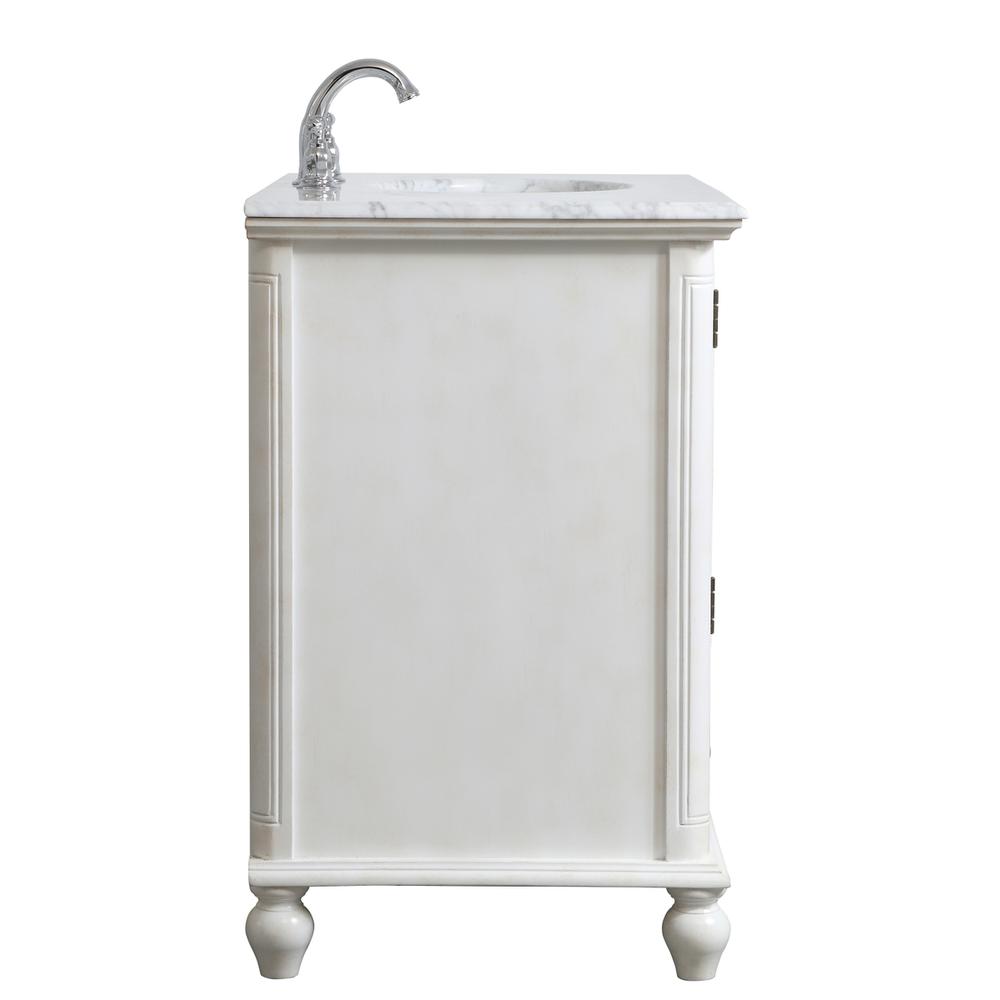 36 Inch Single Bathroom Vanity In Antique White. Picture 13