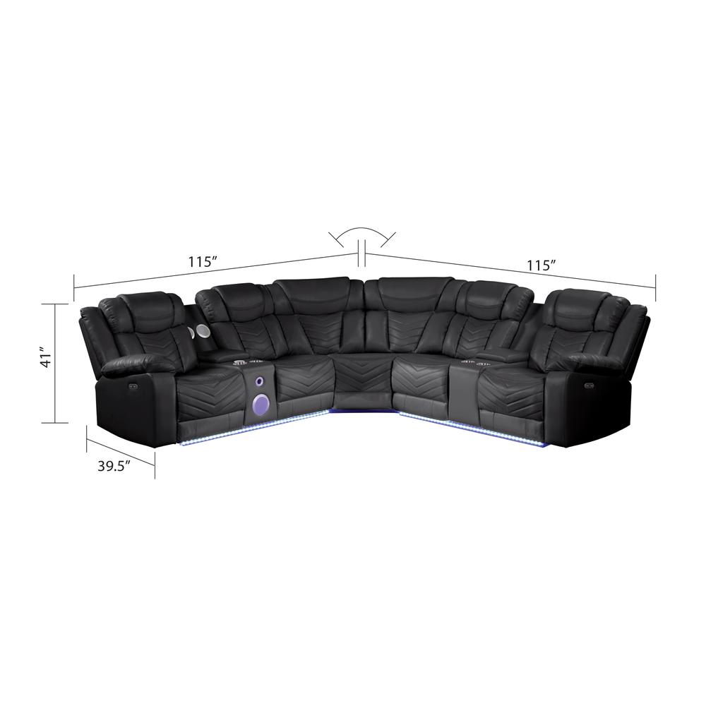 Julia Modern Style Button Tufted Sectional Sofa Made with Wood. Picture 4