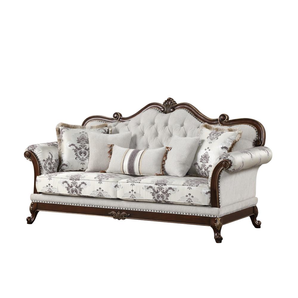 Gloria Traditional Style button tufted Sofa. Picture 1
