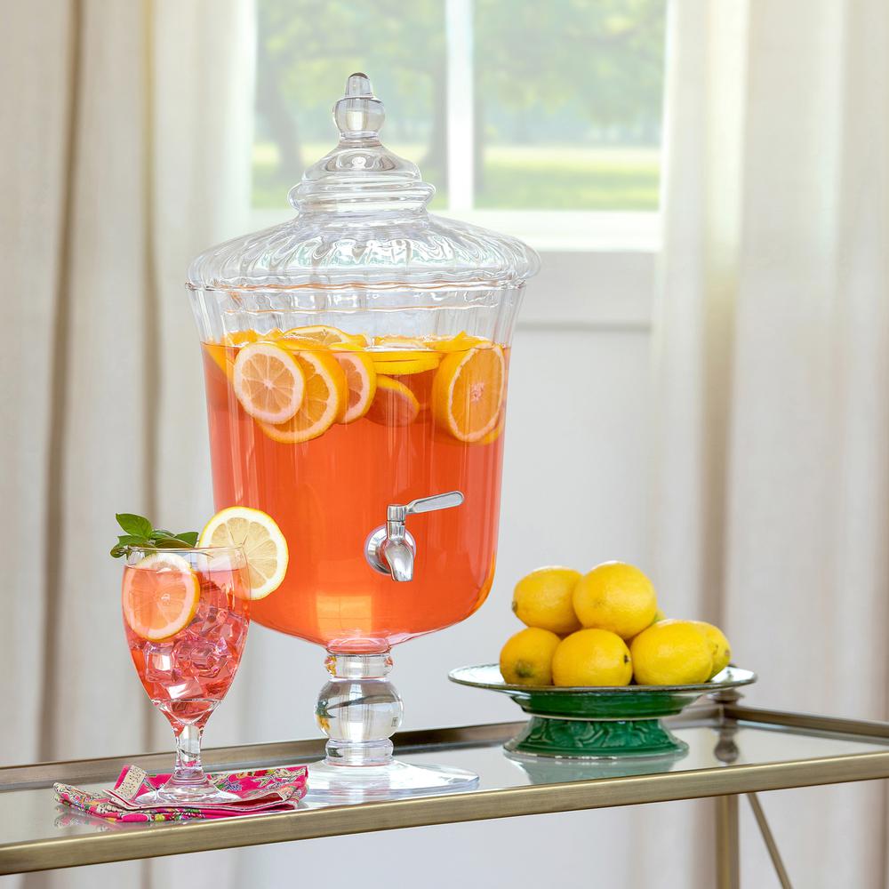 Classic Crystal Beverage Dispenser, 8qt.. Picture 5